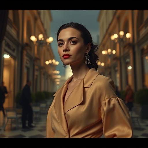 Fotogramma dello spot pubblicitario 'Milano Moda', con sound design realizzato da Onda Sonora
