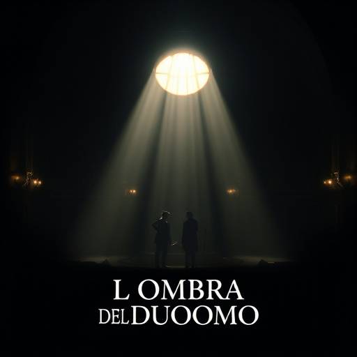Poster del film 'L'Ombra del Duomo', doppiaggio e voiceover realizzati da Onda Sonora